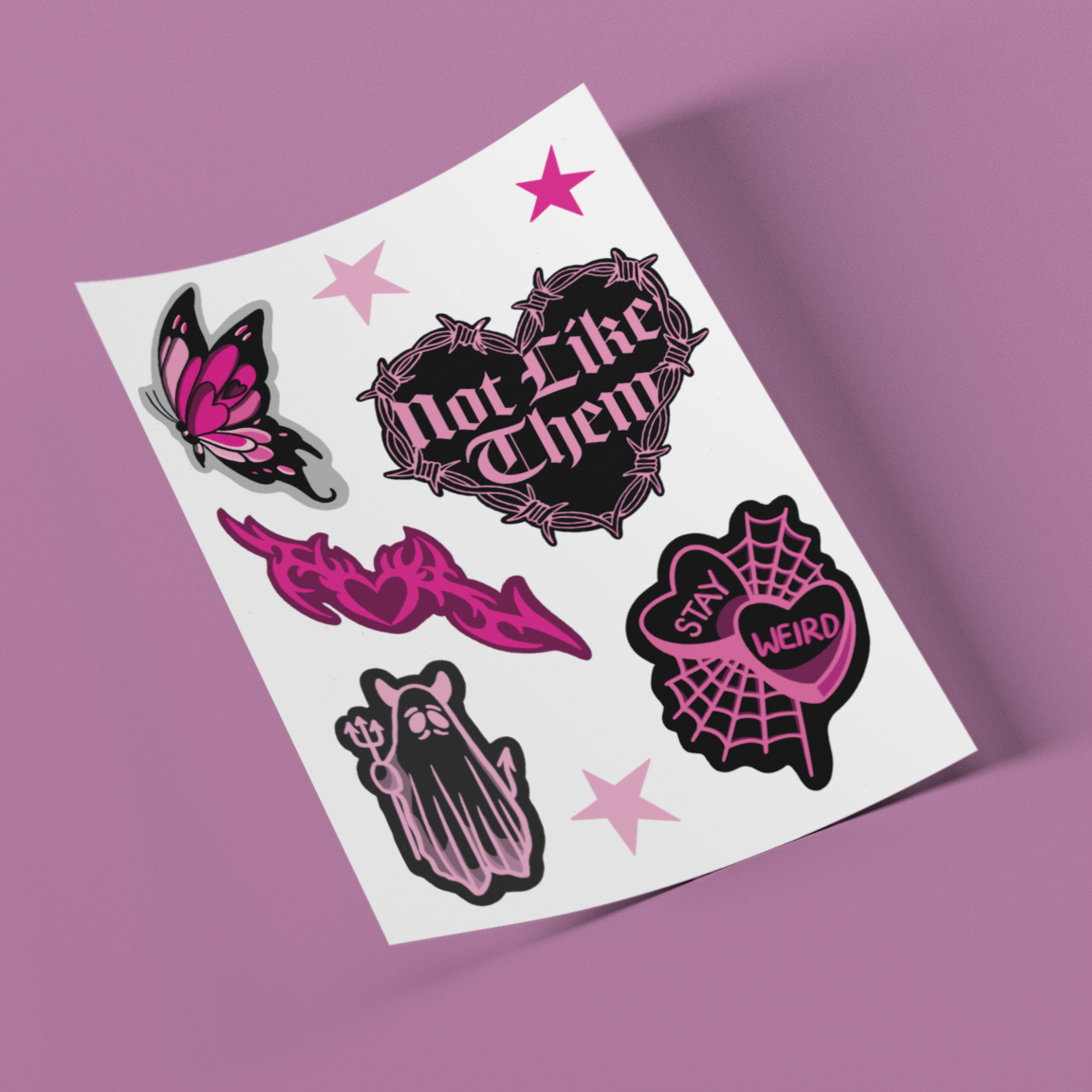 Not Like Them Sticker Sheet