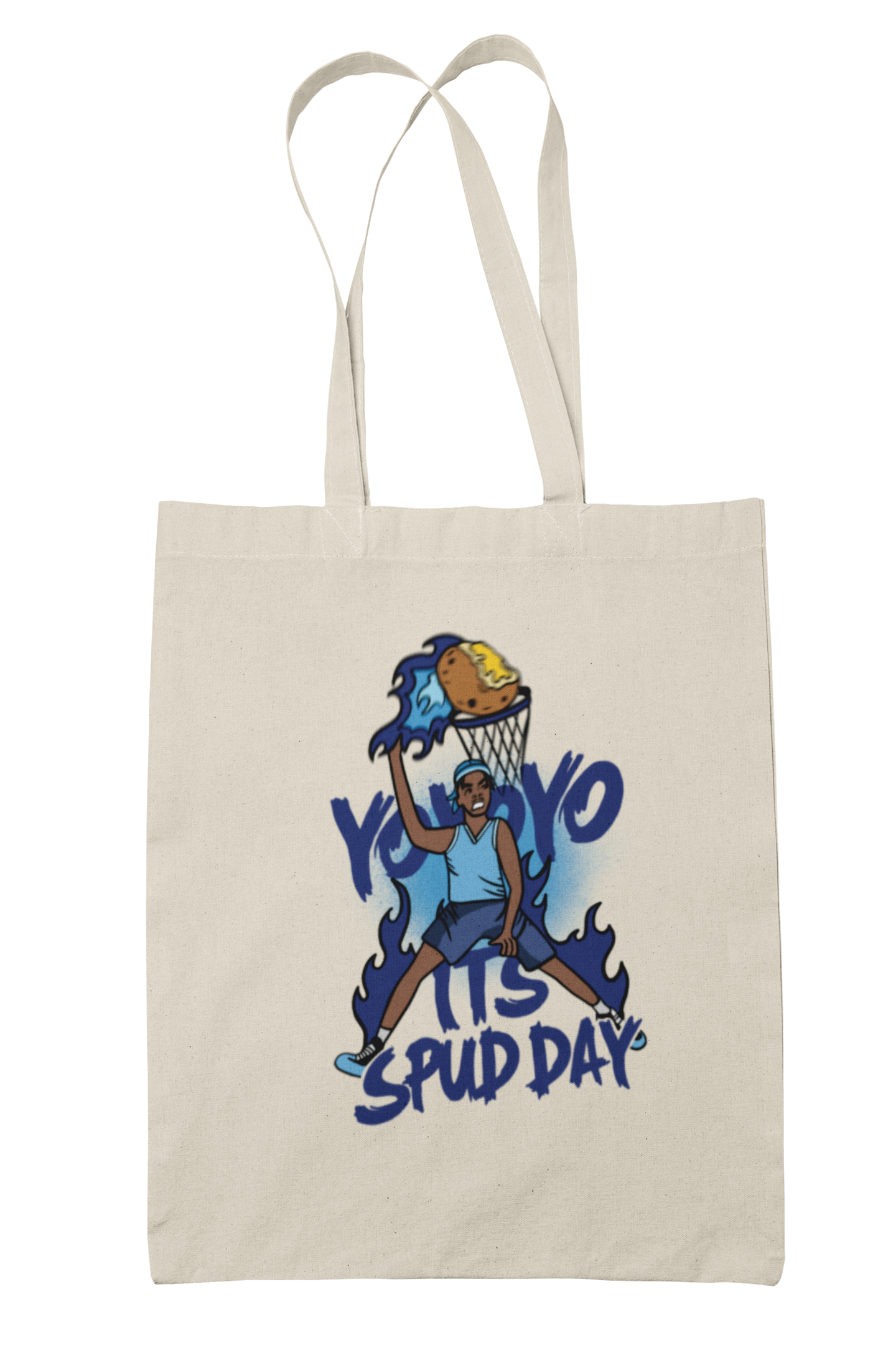 YO YO YO Spud Mobile Tote Bag