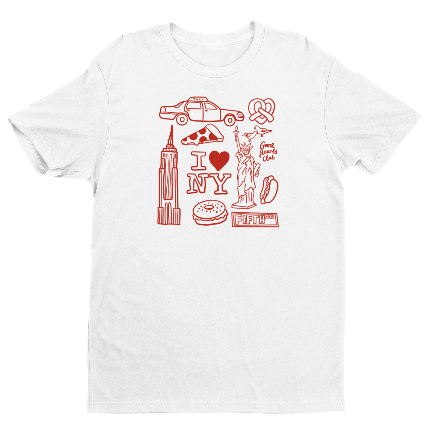 Good Hearts Club New York Unisex tee