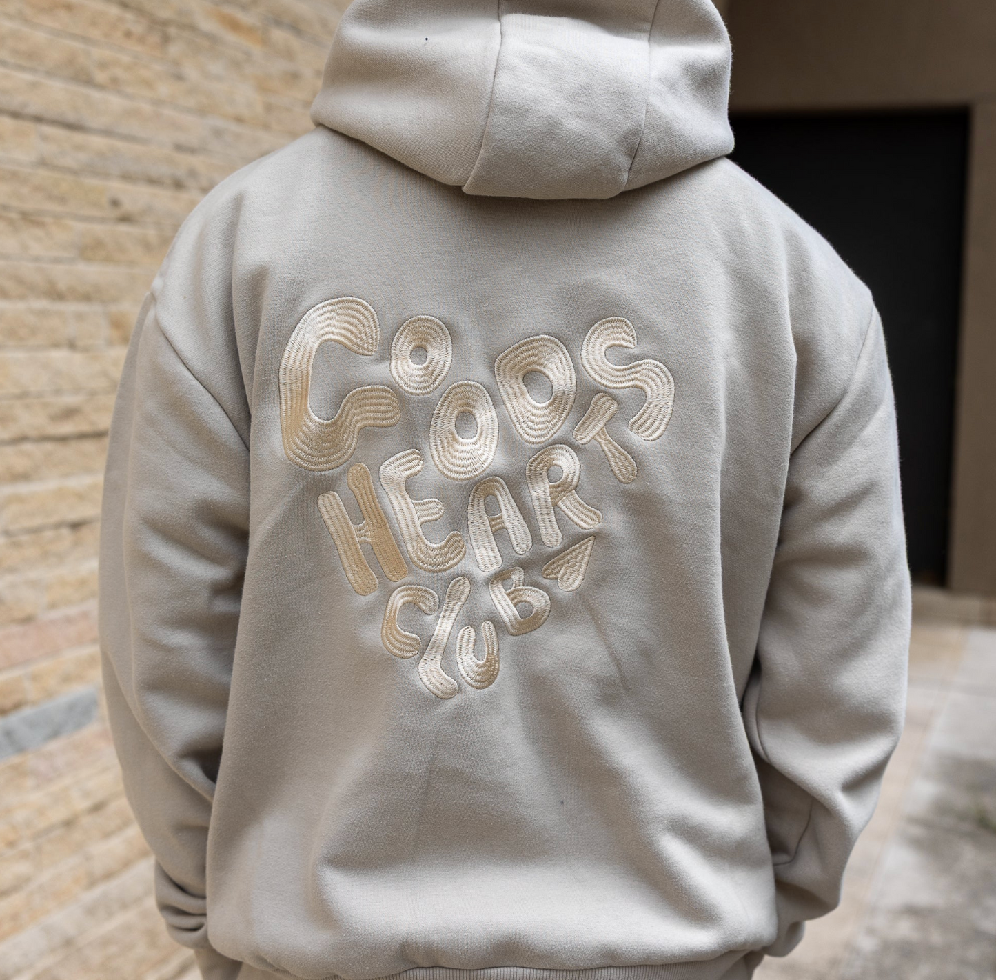 Good Hearts Club Embroidered Logo Hoodie