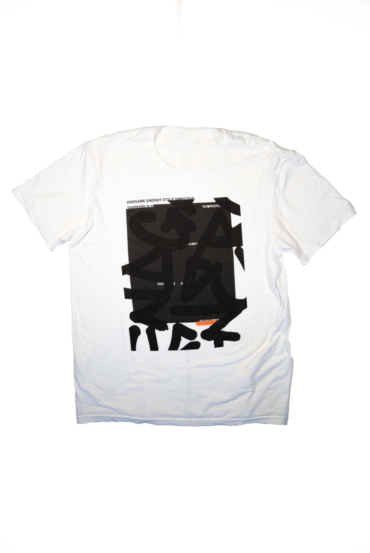 Lightweight ‘Redacted’ Tee (White)