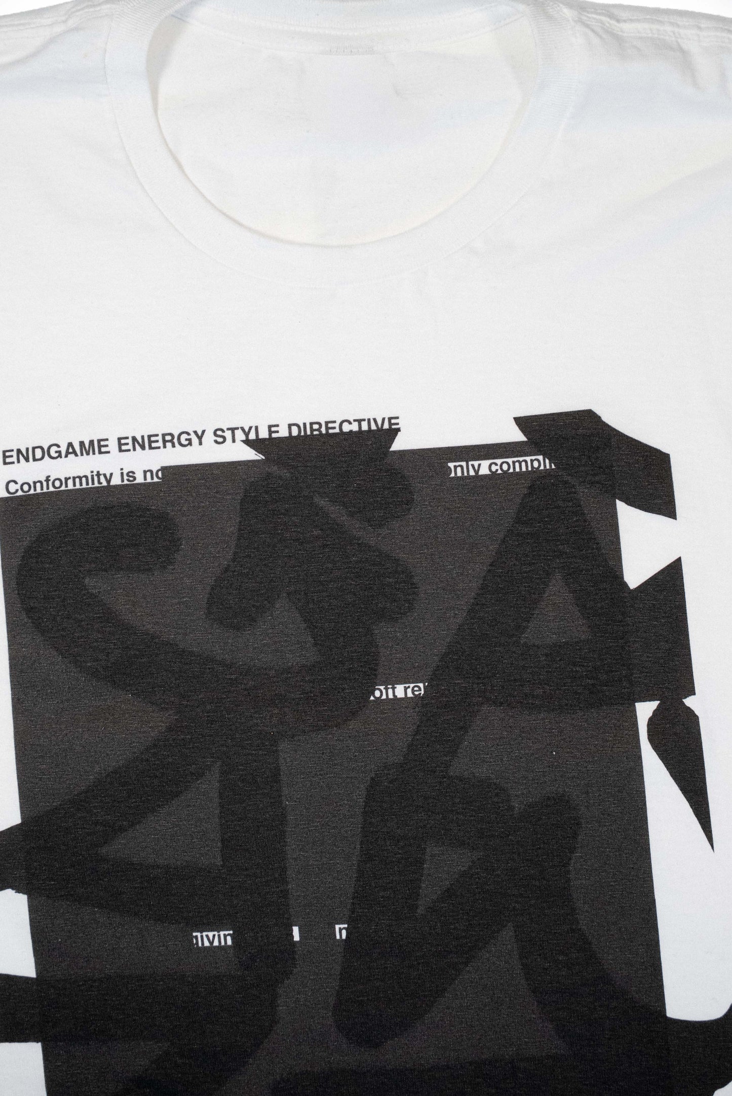 Lightweight ‘Redacted’ Tee (White)