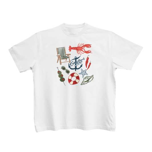 Good Hearts Club Nautical Baby Tee
