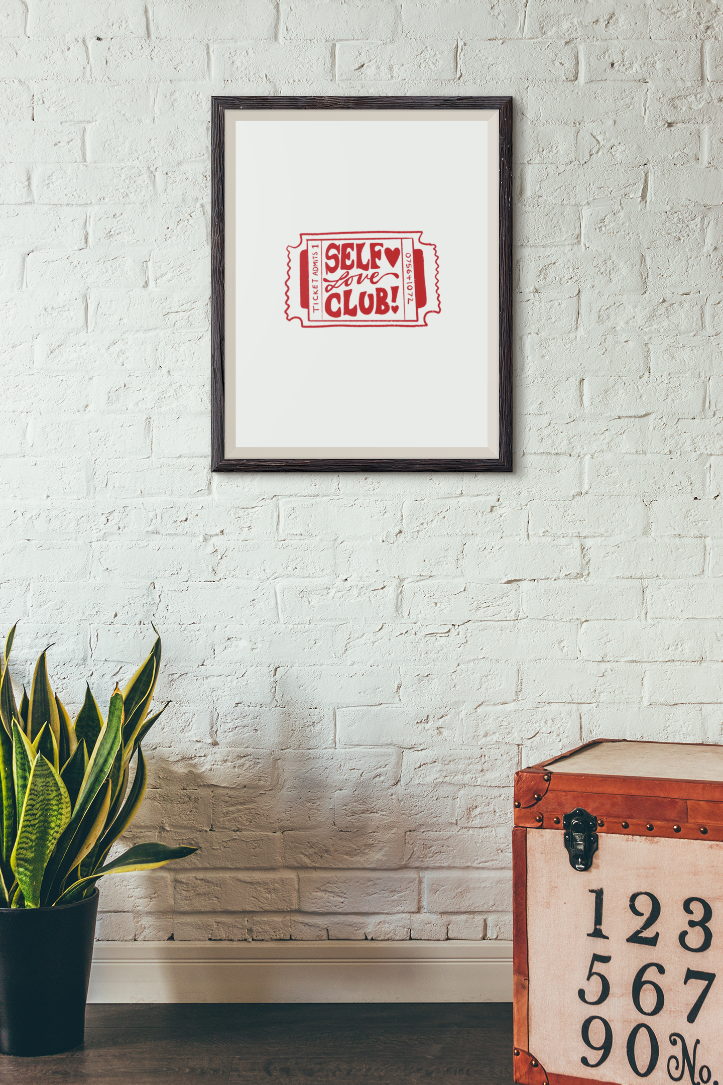 Flo & Friends - Self Love Club Print