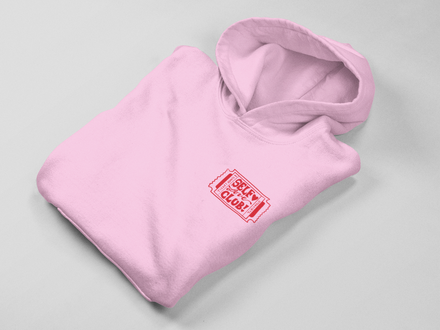 Flo & Friends self love club ticket Hoodie