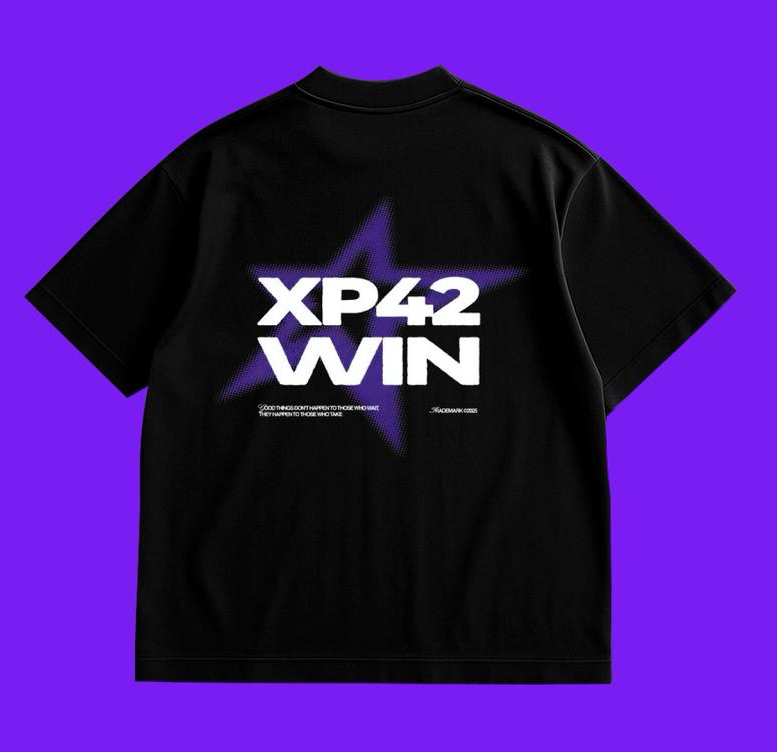 XP42 Win back print Tee